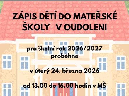 Zápis dětí do MŠ