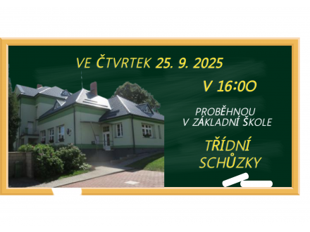 Třídní schůzky v ZŠ