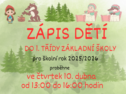 Zápis do 1. třídy
